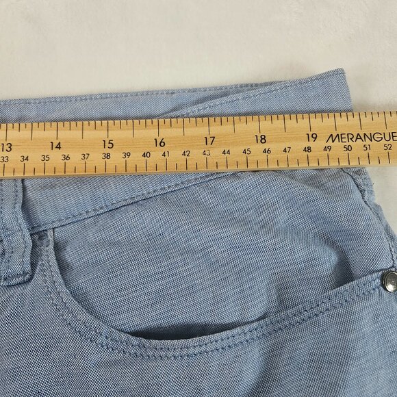 Hugo Boss Men's Size 38x34 Blue Linen Cotton Pants Iowa Regular Fit - Picture 13 of 15